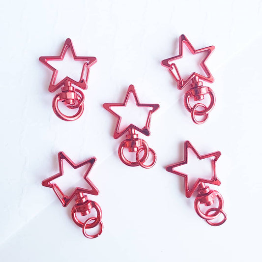 Red Star Charm Clasp