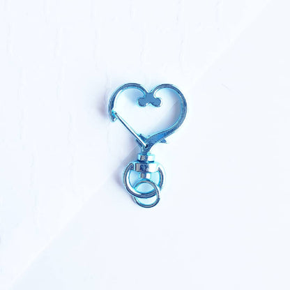 Blue Heart Charm Clasp